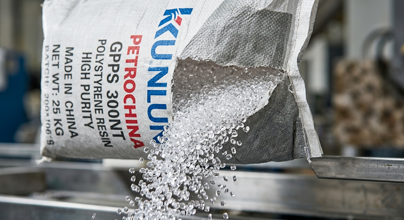 GPPS 300NT transparent polystyrene pellets