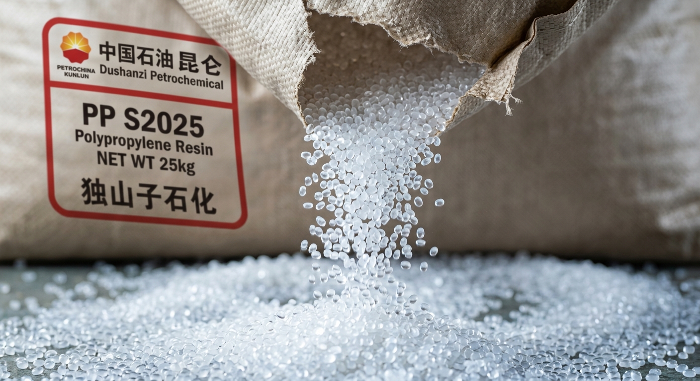 Kunlun PP S2025 natural-colored homopolymer polypropylene pellets for BCF yarn production