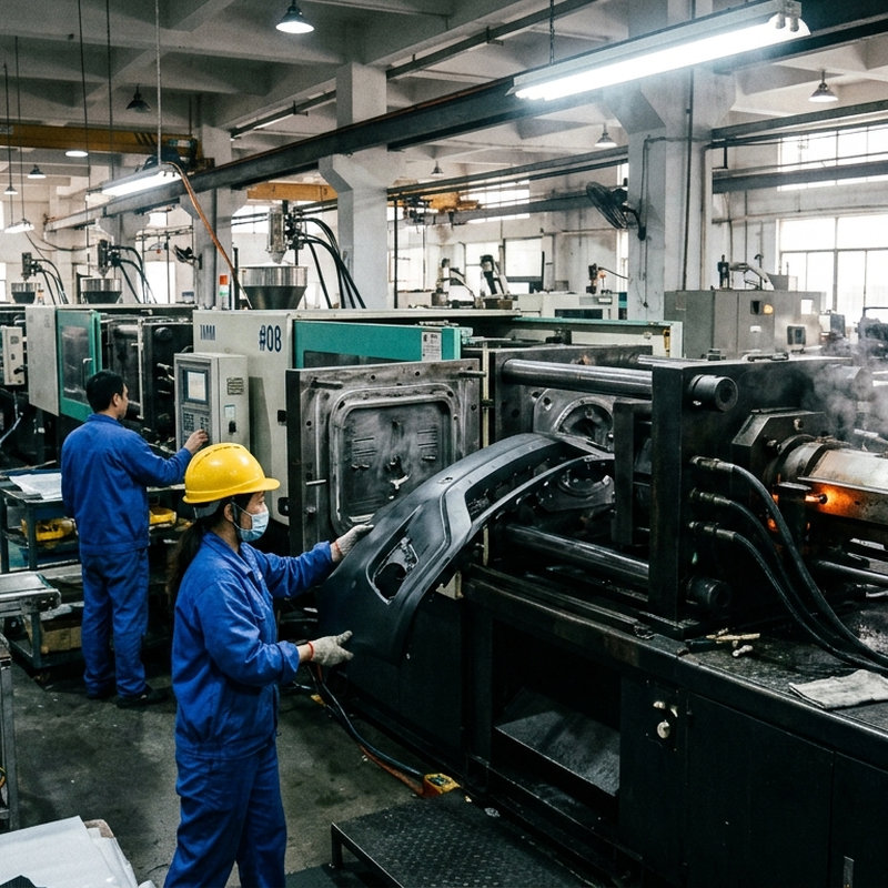 Automotive injection molding application