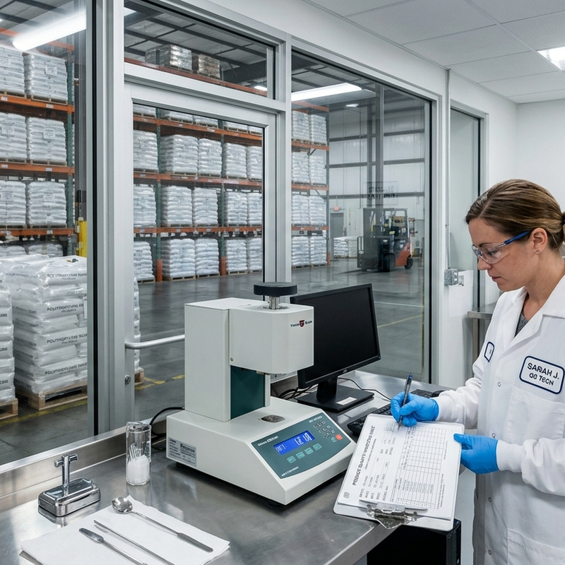Batch-specific quality inspection documentation