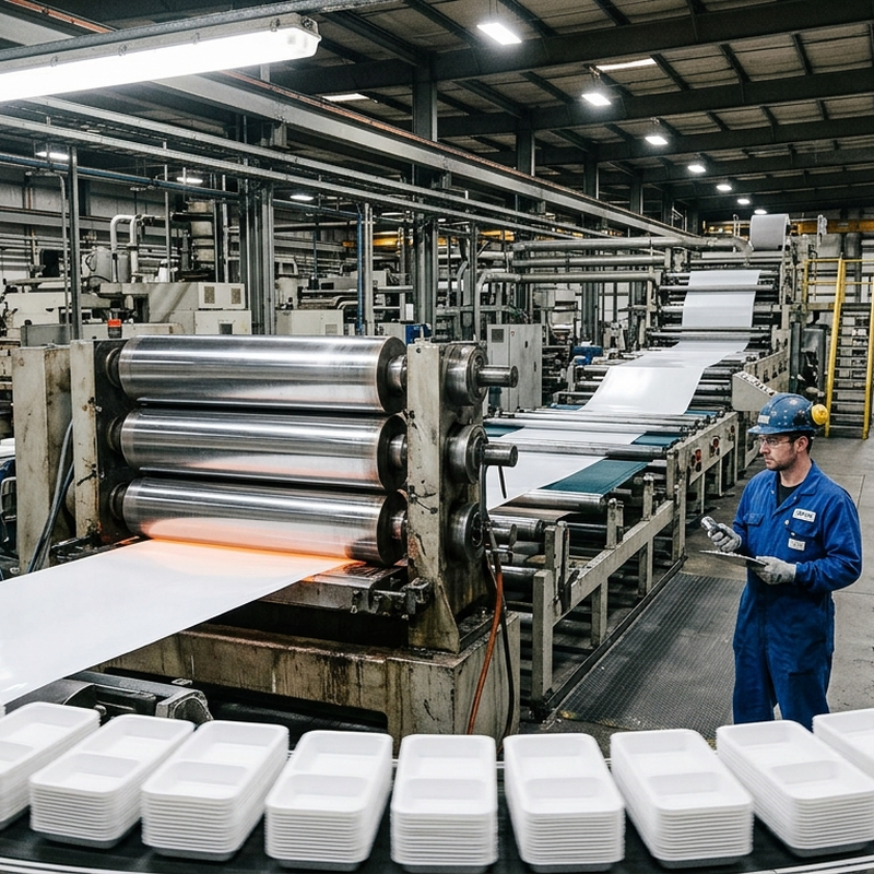 HIEM in high-speed sheet extrusion and vacuum thermoforming