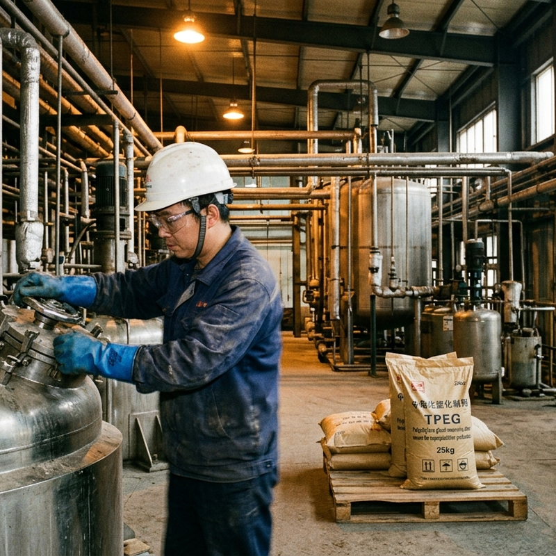PCE superplasticizer synthesis line